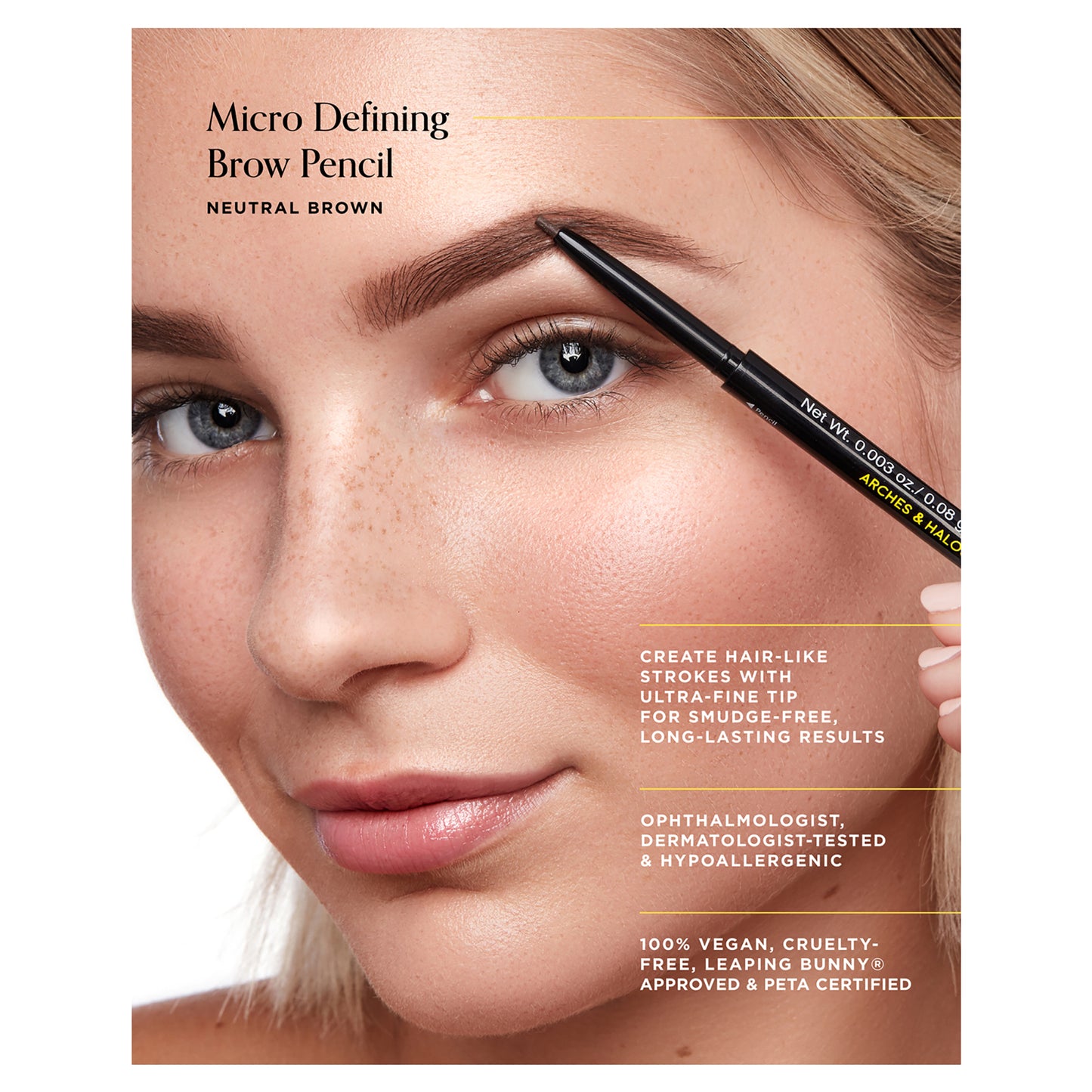 Brow Pencil – Micro-Detailed Definer For Eyebrows
