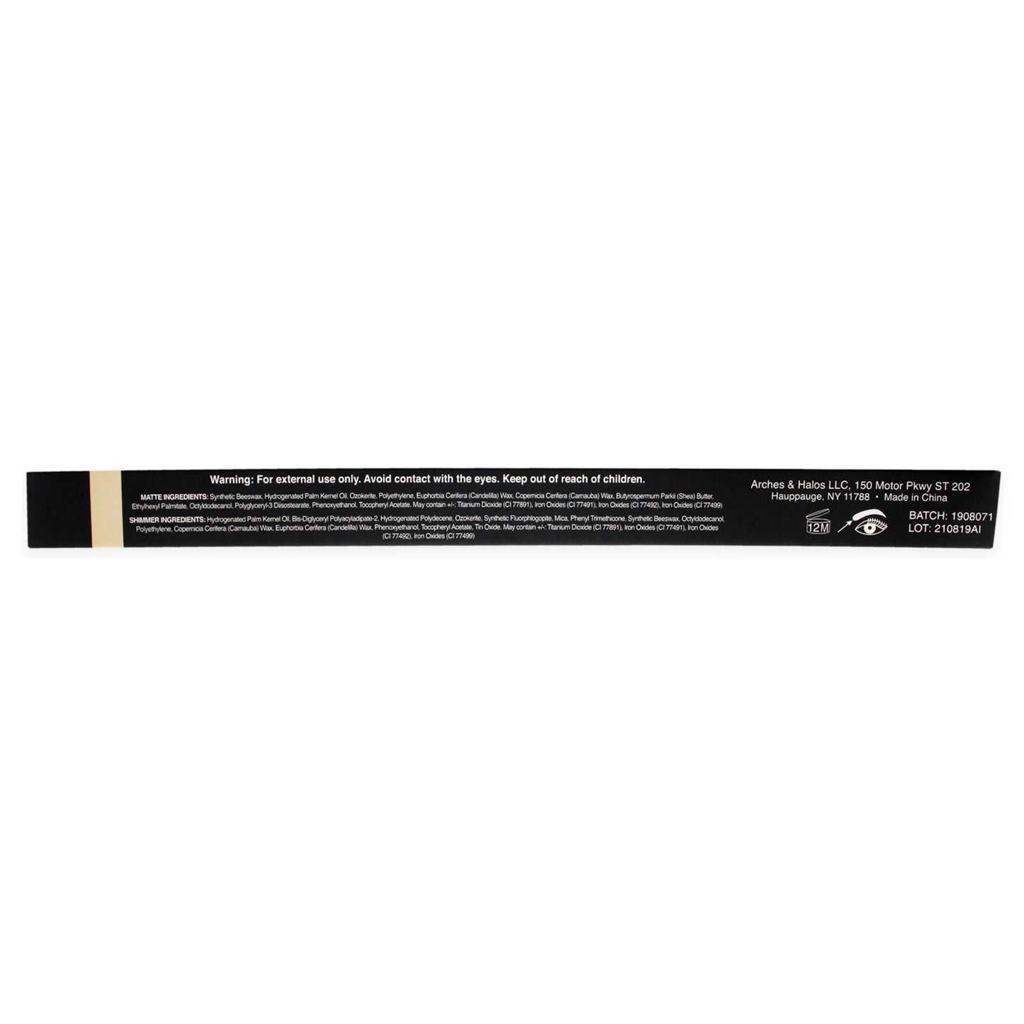 Dual-Ended Crayon - Matte Concealer & Satin Highlighter For Eyebrows
