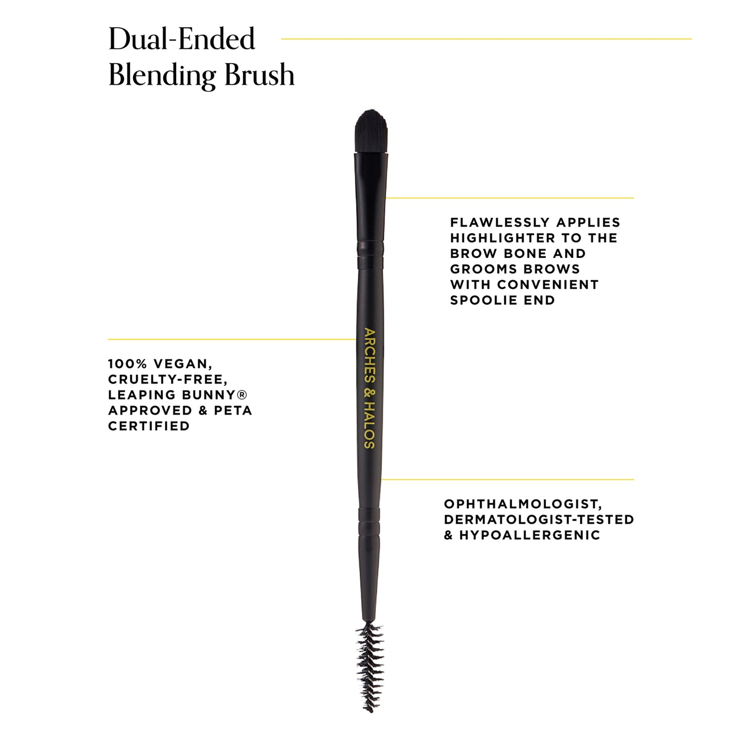Eyebrow Brush – Dual-Ended Blending Tool For Eyebrows