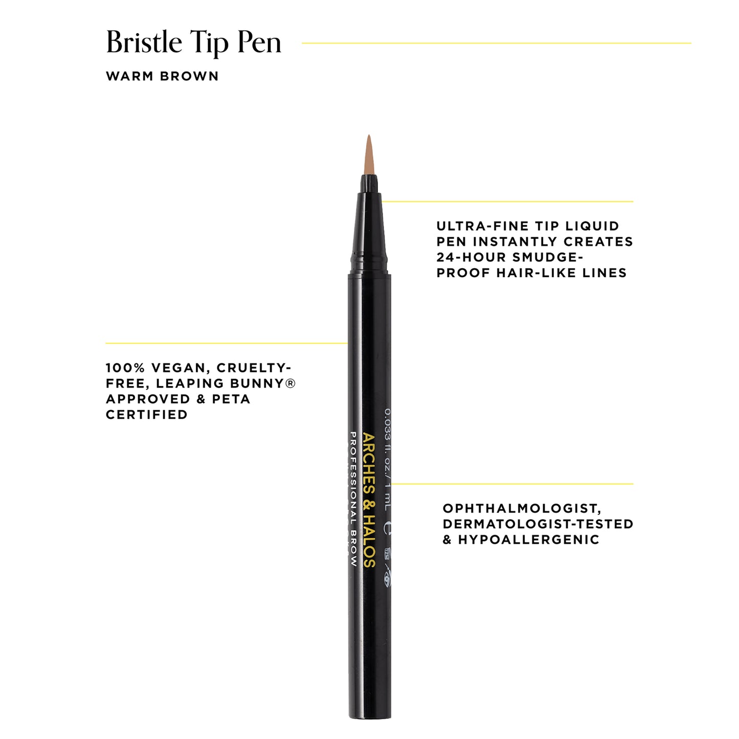 Brow Pen – Fine-Tipped Brow Definer For Eyebrows