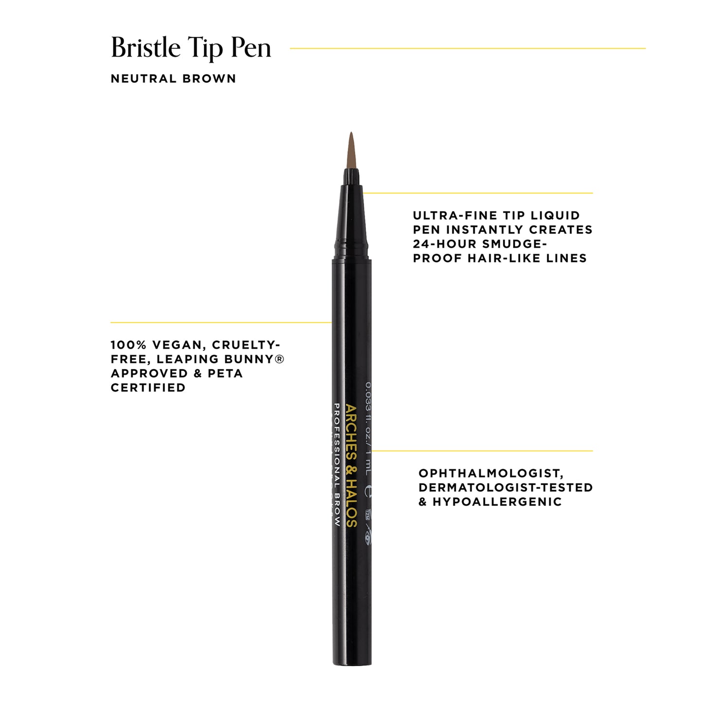 Brow Pen – Fine-Tipped Brow Definer For Eyebrows