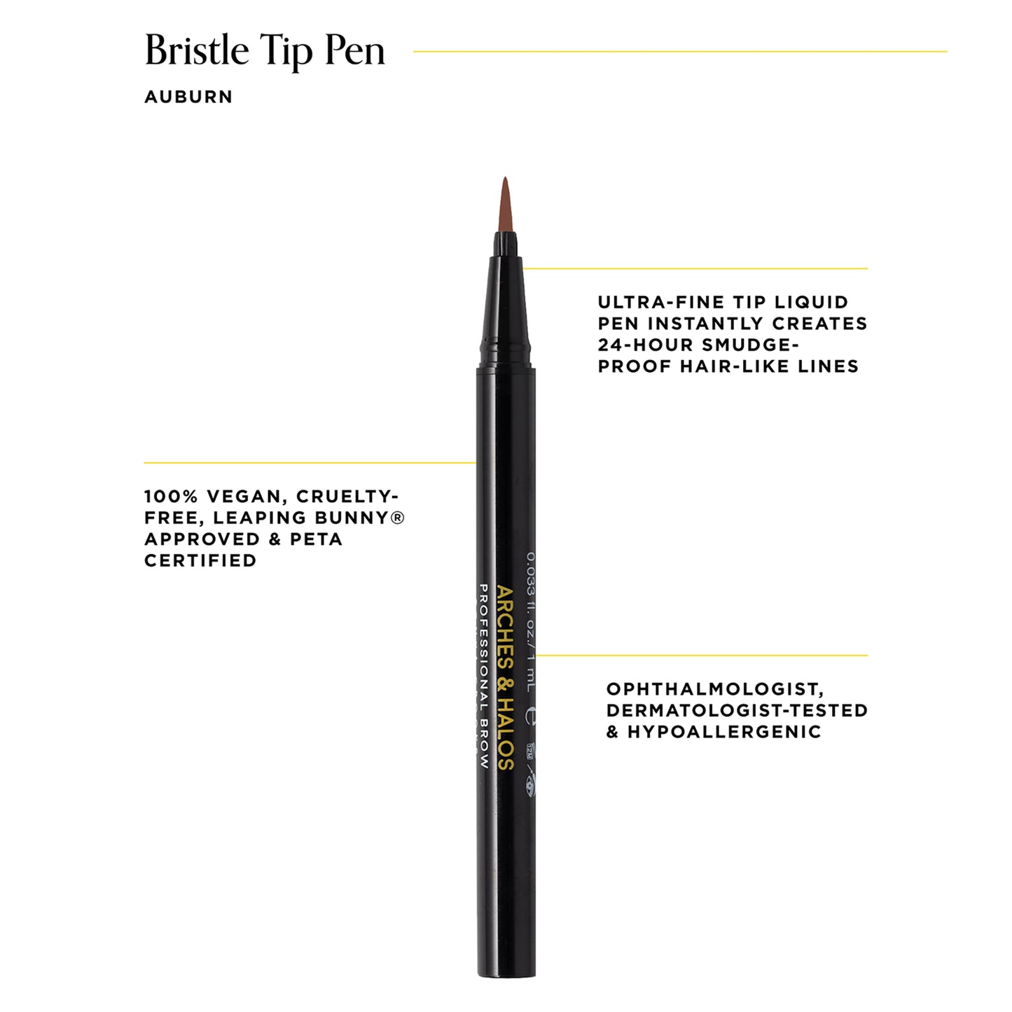 Brow Pen – Fine-Tipped Brow Definer For Eyebrows