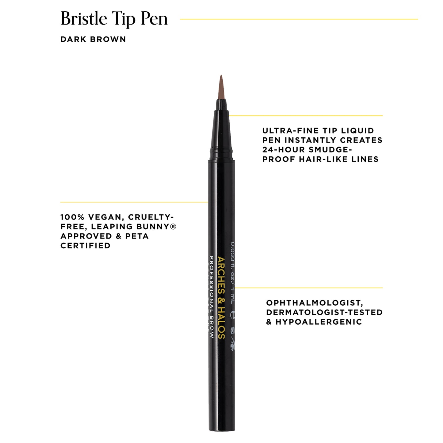 Brow Pen – Fine-Tipped Brow Definer For Eyebrows