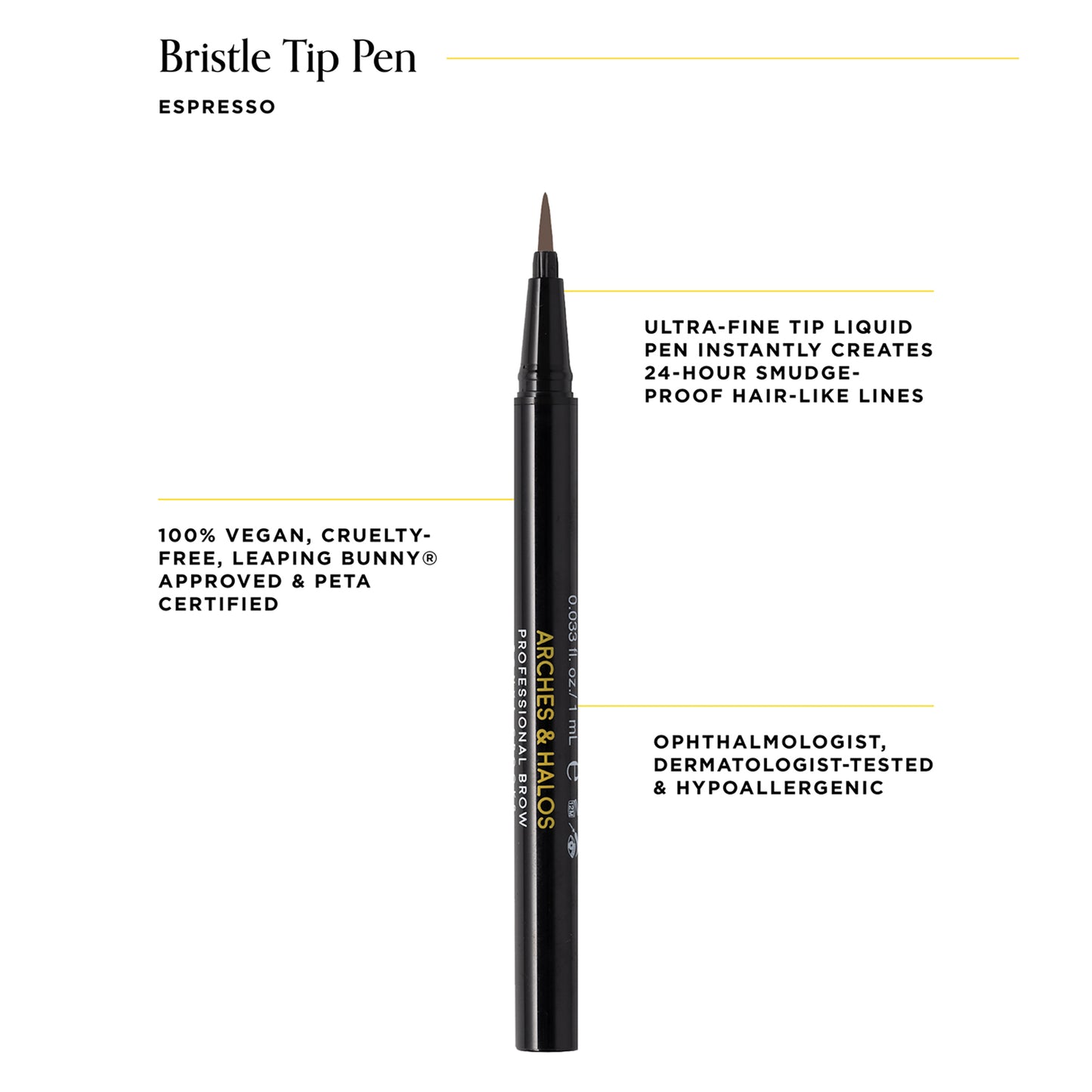 Brow Pen – Fine-Tipped Brow Definer For Eyebrows