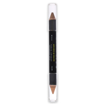 Dual-Ended Crayon - Matte Concealer & Satin Highlighter For Eyebrows