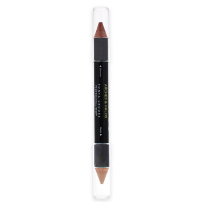Dual-Ended Crayon - Matte Concealer & Satin Highlighter For Eyebrows