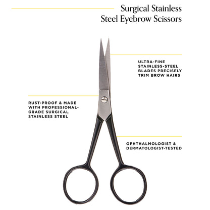 Surgical Stainless Steel Eyebrow Scissors