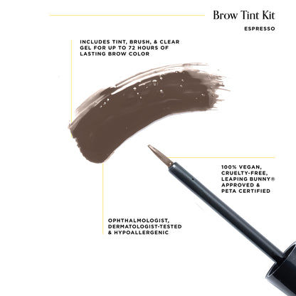 Brow Tint Kit - Semi-Permanent Color For Eyebrows