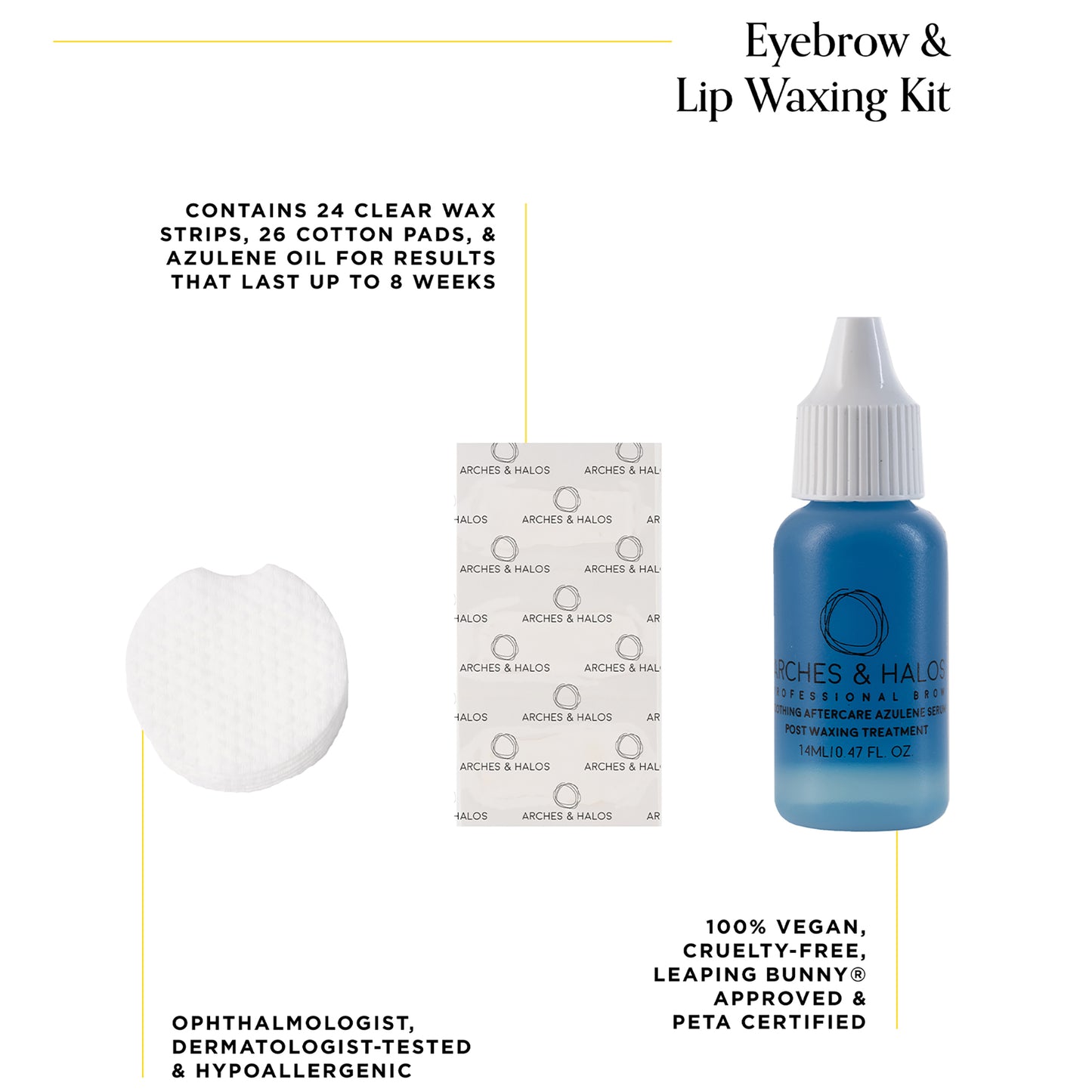 Eyebrow and Lip Waxing Kit